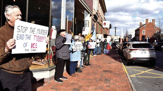 Area Residents Join ICE Protest