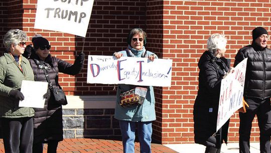 Protesting On Presidents Day