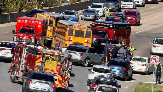 Rockbridge County school bus involved in crash while taking students home