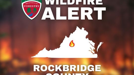 State, Forest Service Crews Battling Wildfire in Rockbridge County