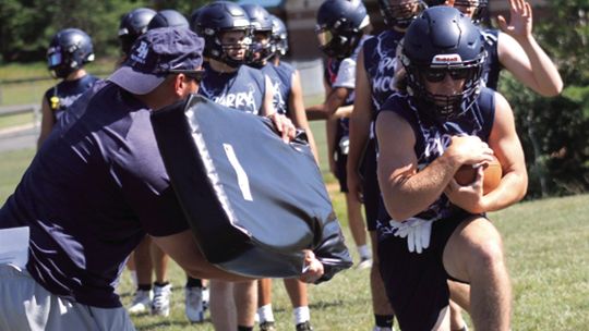 Wildcats, Blues Start Football Practice