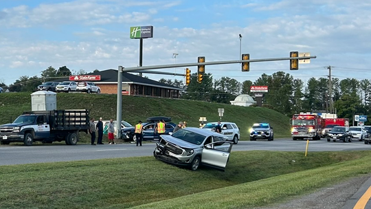 Wreck blocks at least one lane of Route 11 Wednesday morning