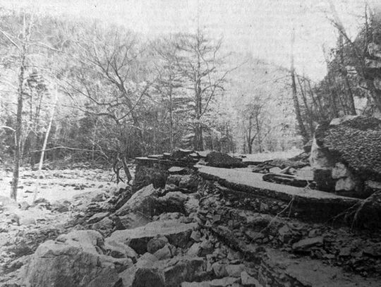 ’85 Floodwaters Hit Baths Fast