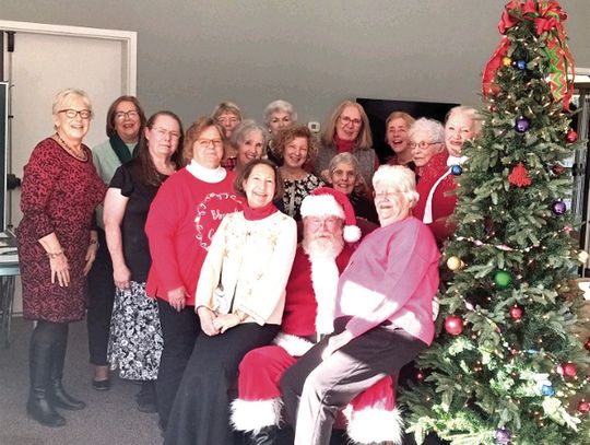 At Garden Club’s Christmas Luncheon