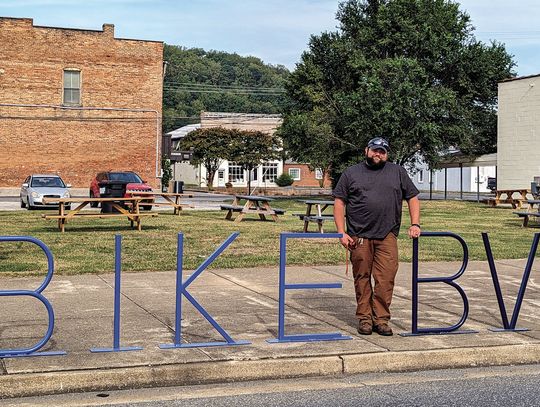 Bike Rack Goes Up In Downtown BV