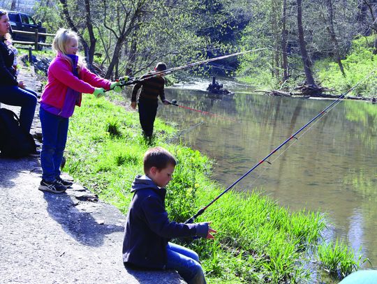Caution: Young Fisherpeople At Work