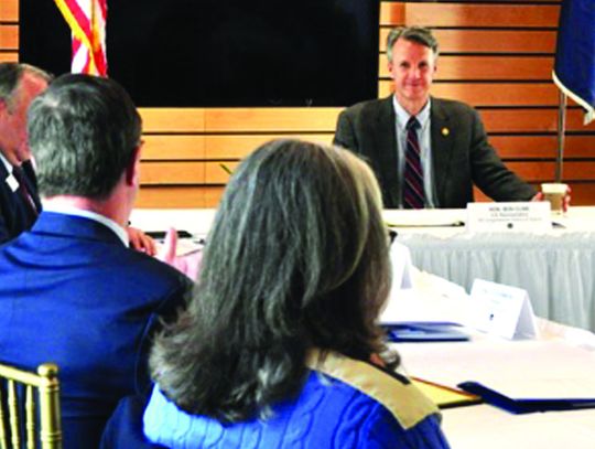 Cline Holds Educational Round Table Here