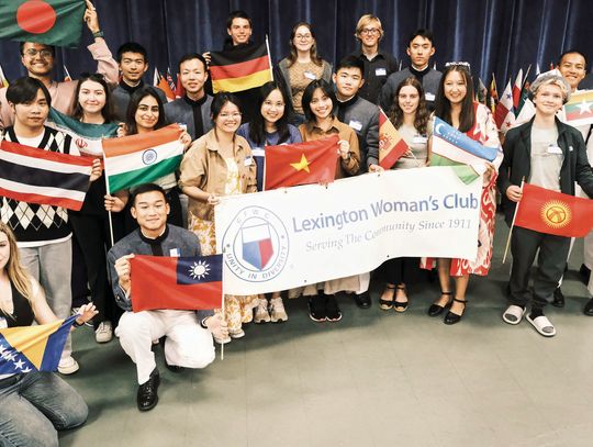 Club Hosts International Dinner