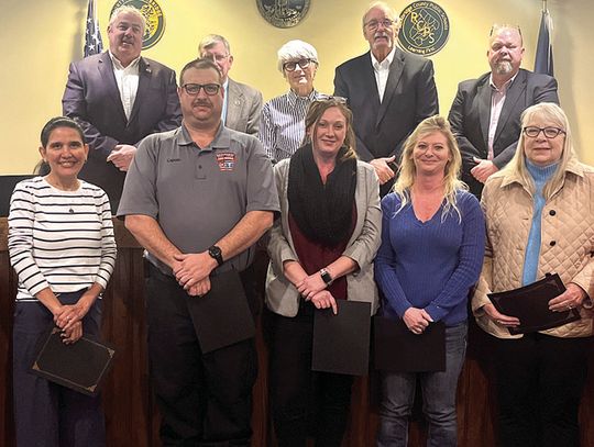 County Employees Recognized