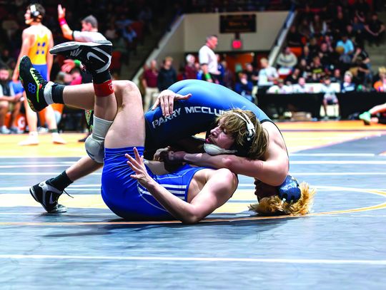 Four Parry McCluer Wrestlers Medal