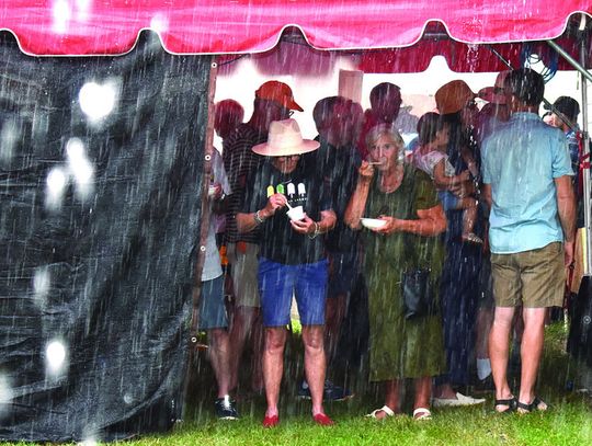 Ice Cream With A Dash Of Rain