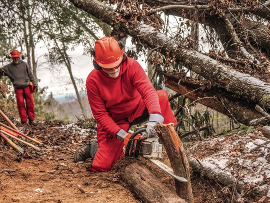 Local Club Helps Restore AT After Helene