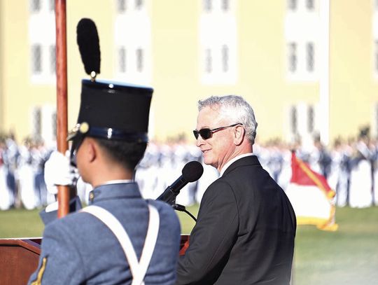 ‘Lt. Dan’ Visits VMI