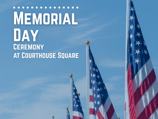 Memorial Day Ceremony This Monday