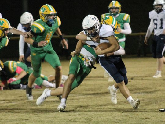 Narrows Bounces Blues, 52-14