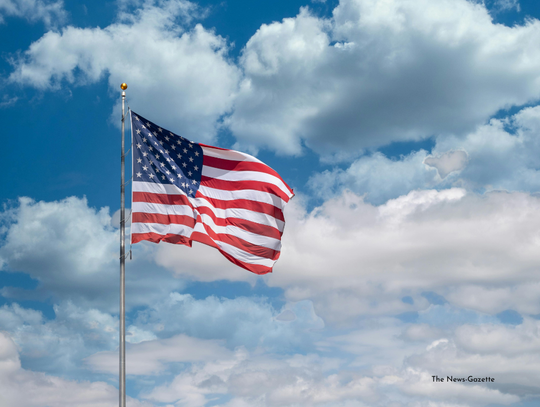 New Flag Going Up At Glen Maury