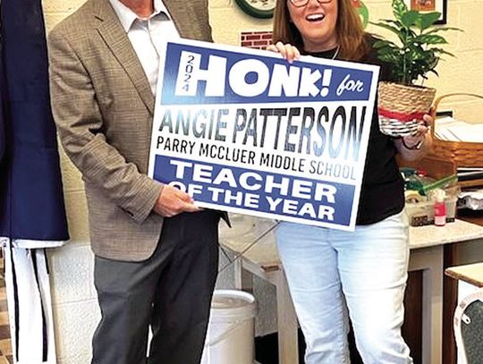 Patterson Named BV Teacher Of The Year