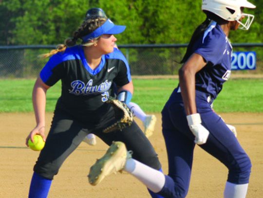 PM Softball Splits Pair