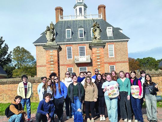 PMHS Students Visit Williamsburg, Jamestown