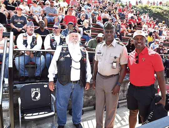 POW/MIA Chair Dedicated At VMI Stadium