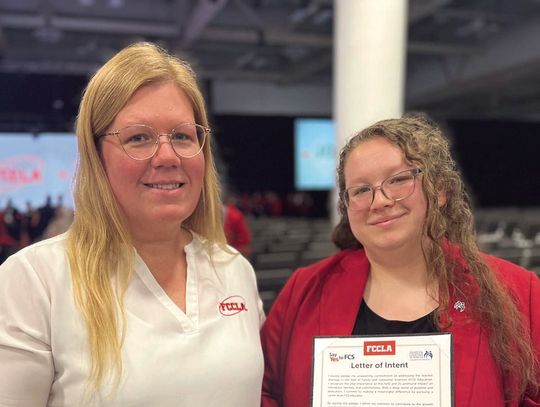 RCHS Students, Adviser Recognized At FCCLA Event