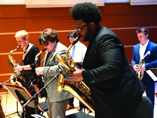 RCHS Students Join Jazz Ensemble Concert