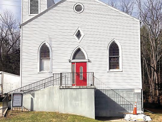 Reconstruction Project Underway At Asbury Church