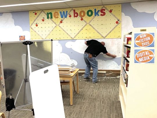 Repairs Continue At Library