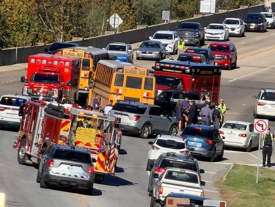 Rockbridge County school bus involved in crash while taking students home