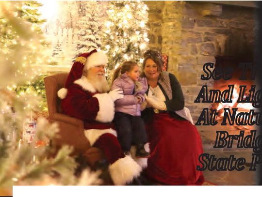 See Trees And Lights At Natural Bridge State Park