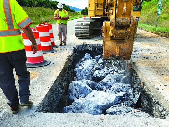 Sinkhole Temporarily Closes I-64 Last Week