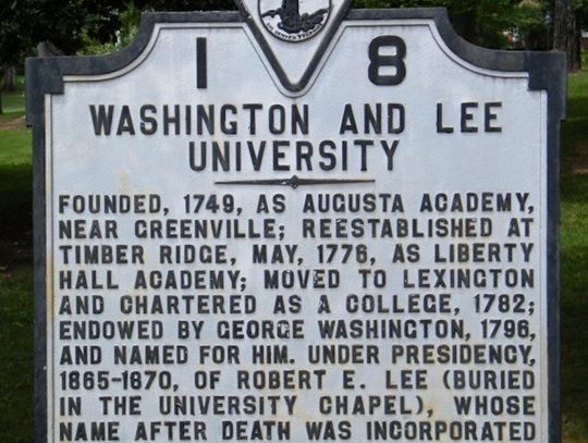 The Origins of Washington and Lee University
