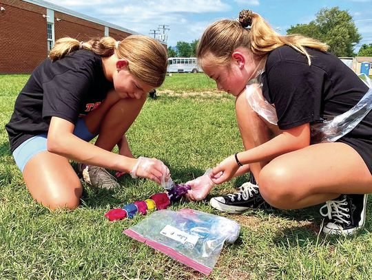 Tie-dying And Team Building
