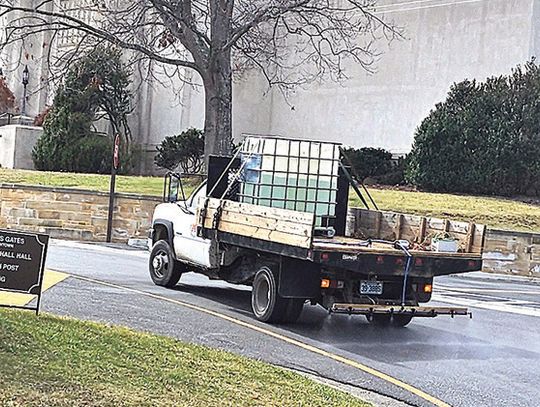 VMI Employee Creates Brine Sprayer For School