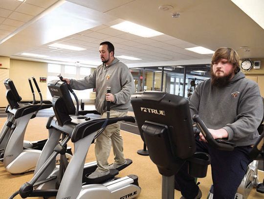 VMI Employees Work Together to Get into Shape