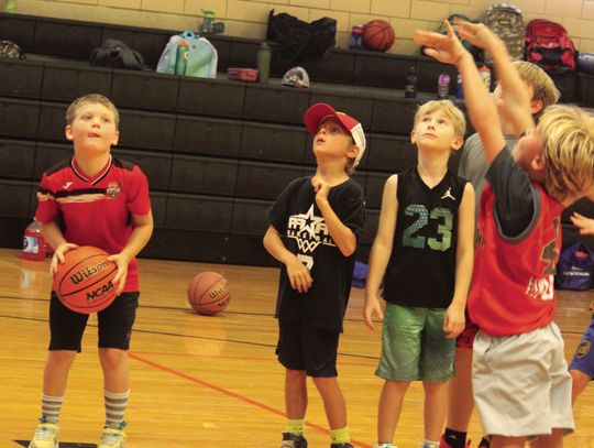 VMI Hoops Players Run RARO Camp