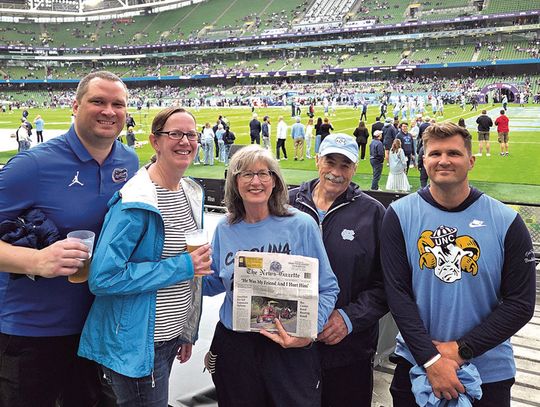 With The Tarheels In Ireland