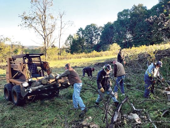 Wood Splitting Tradition Continues