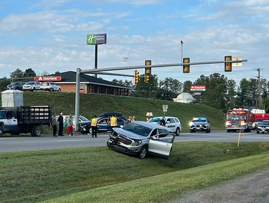 Wreck blocks at least one lane of Route 11 Wednesday morning