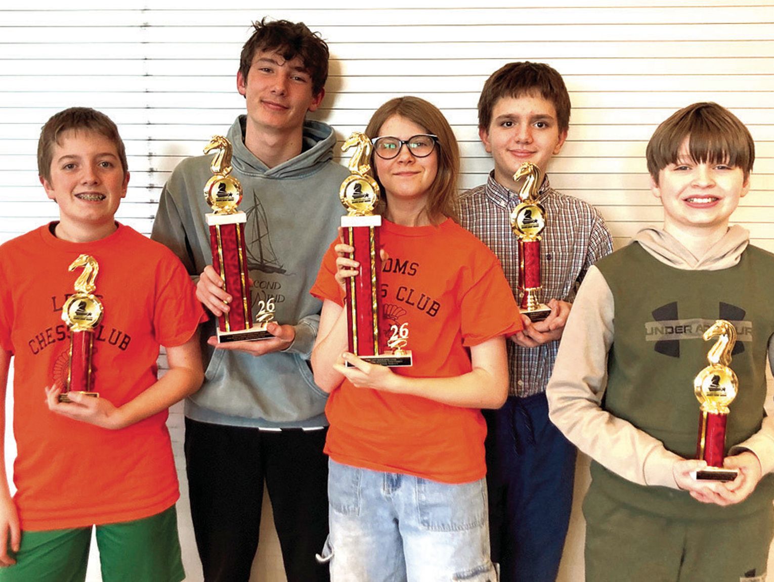 Chess Teams Place First, Second In Recent Tourney