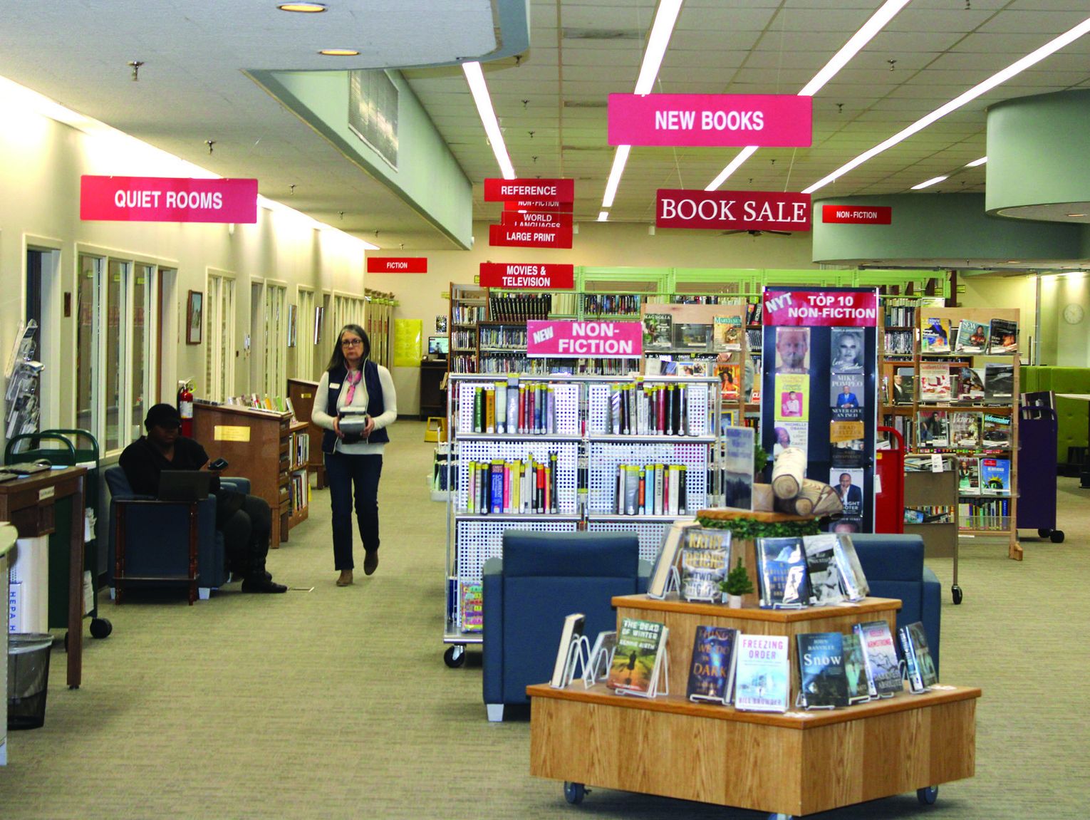 Lexington Library Reopens