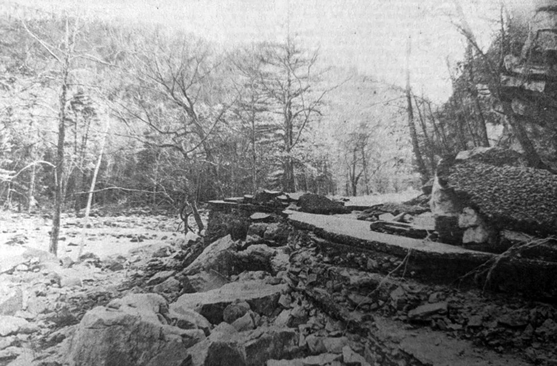 ’85 Floodwaters Hit Baths Fast ’85 Floodwaters Hit Baths Fast