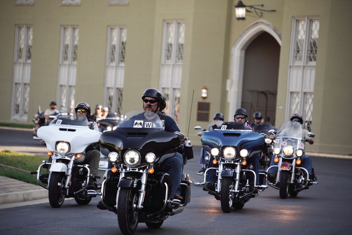 American Legion Riders Stop At VMI