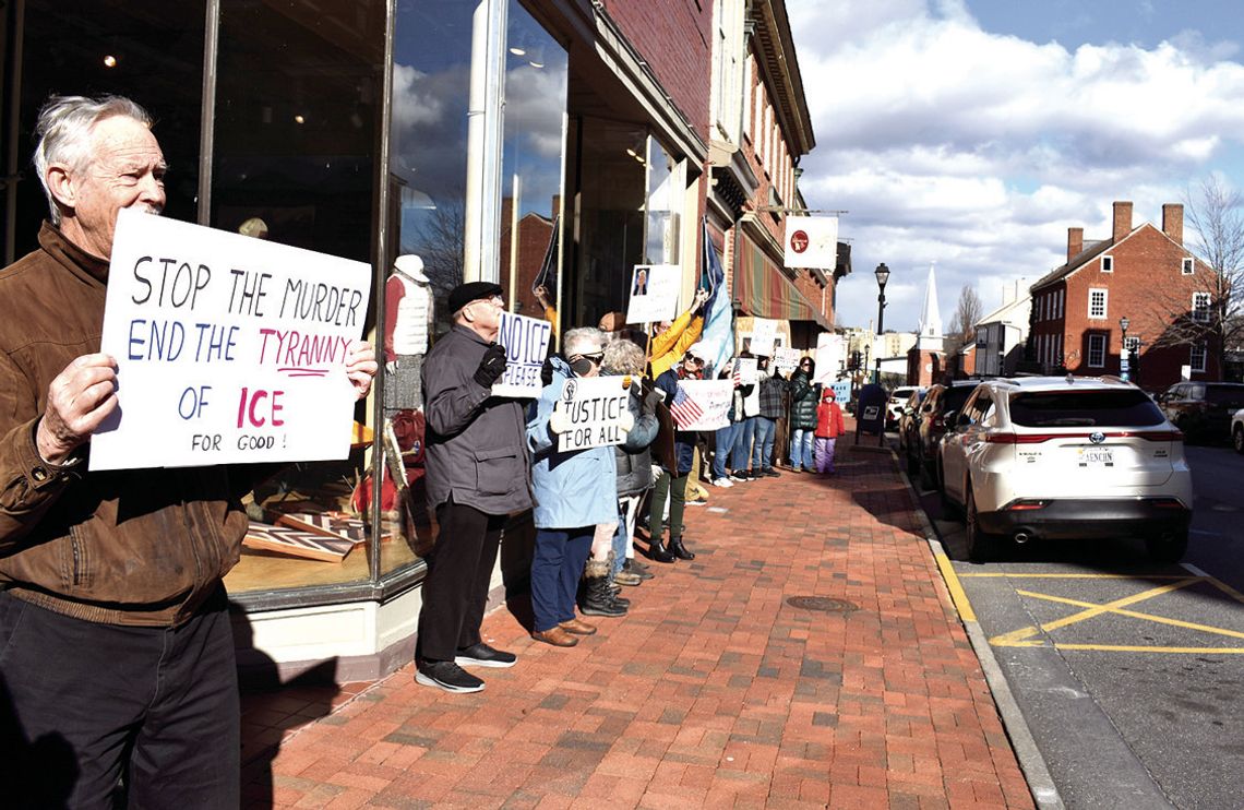 Area Residents Join ICE Protest
