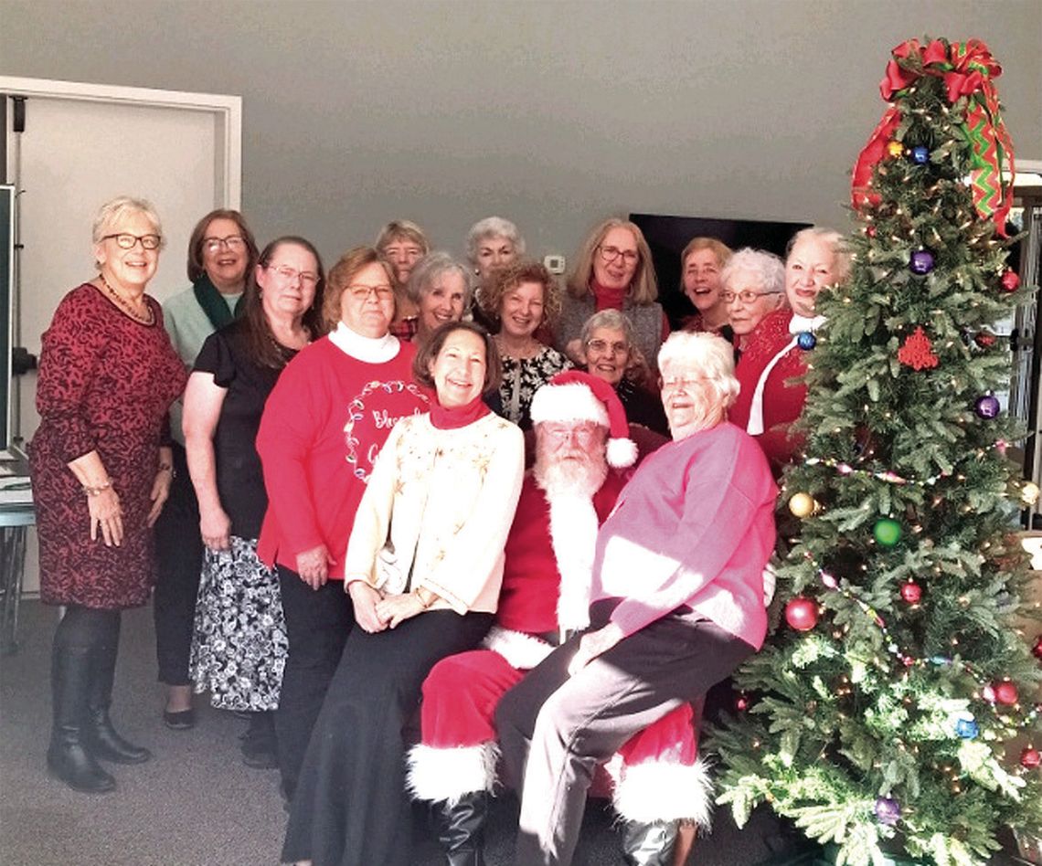 At Garden Club’s Christmas Luncheon