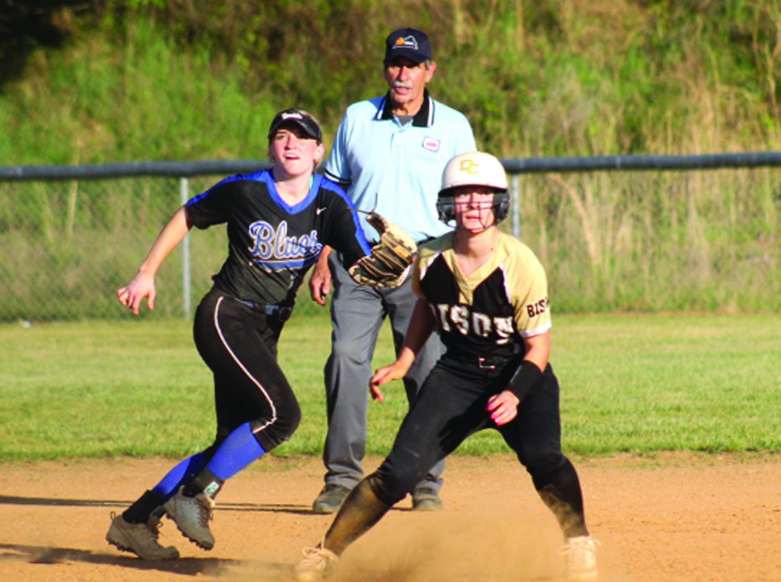 Blues Go 2-1 In Softball