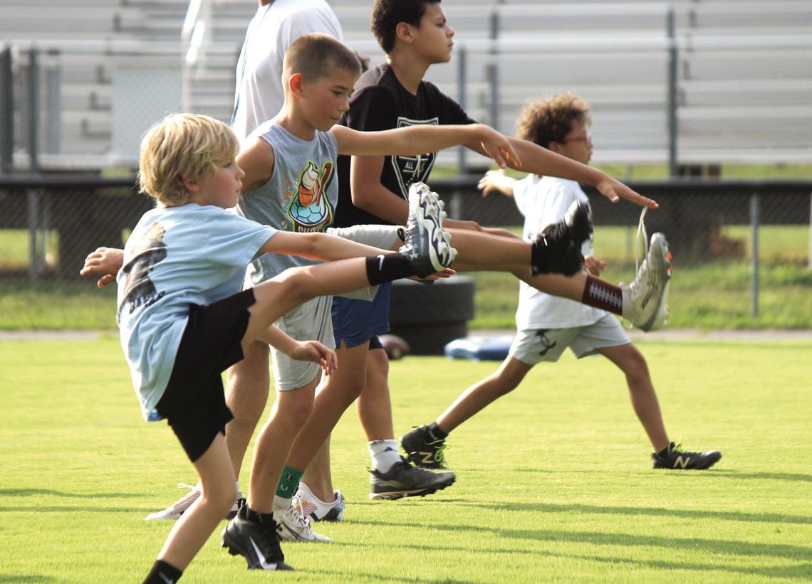 Blues Hold Youth Football And Cheer Camp Blues Hold Youth Football And Cheer Camp