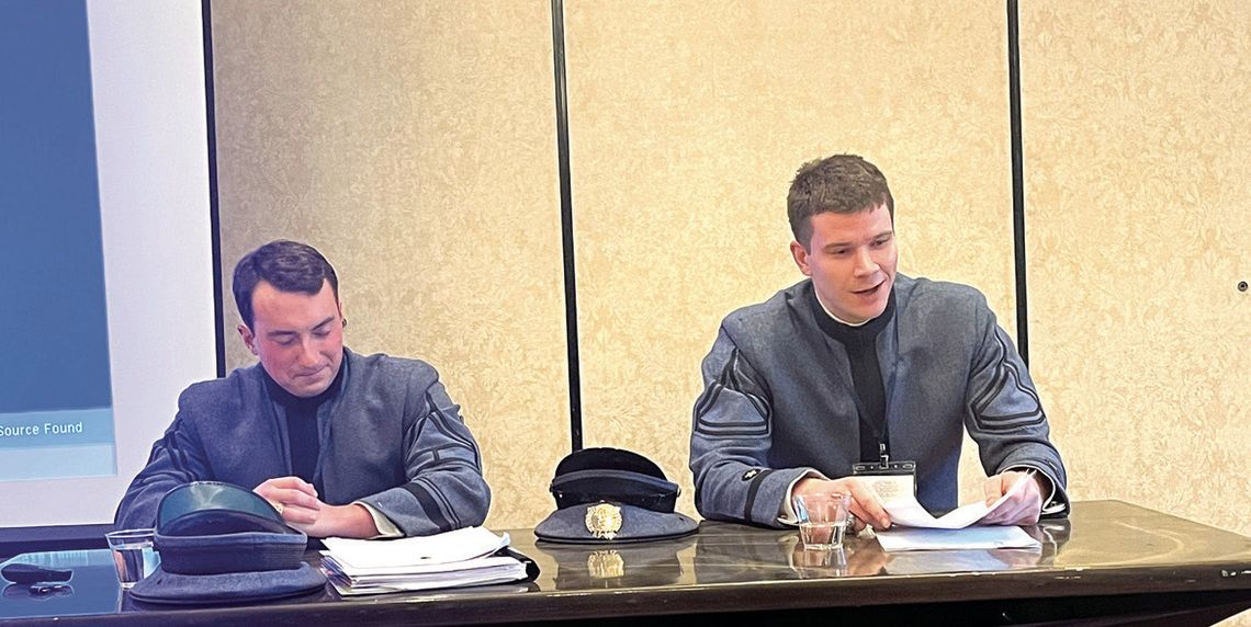 Cadets Present Research Projects