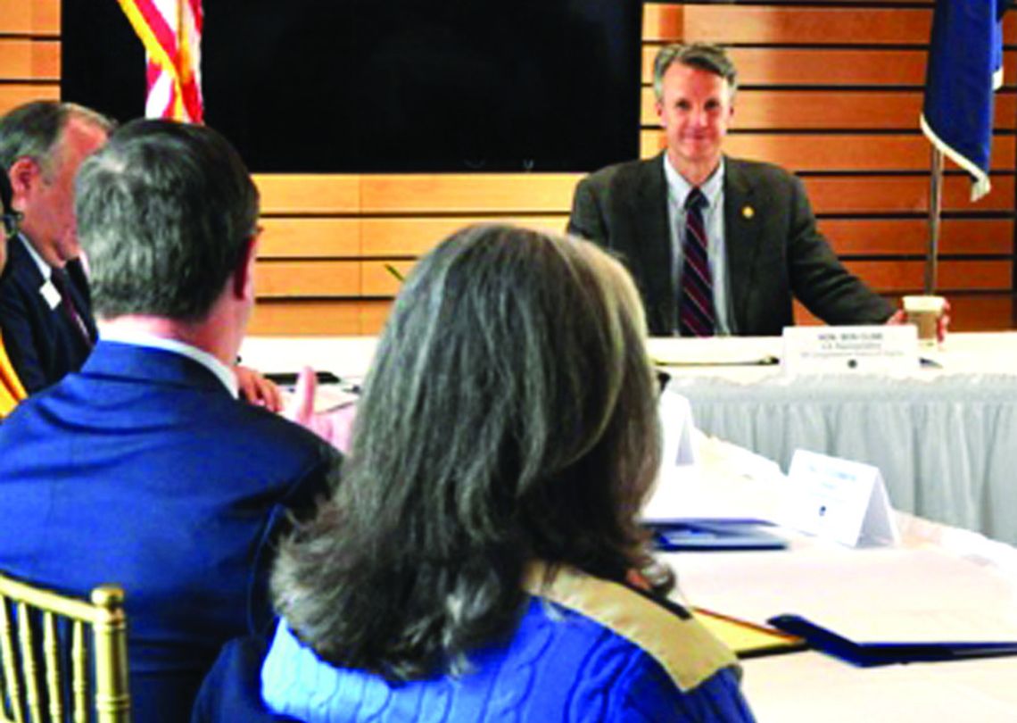 Cline Holds Educational Round Table Here Cline Holds Educational Round Table Here