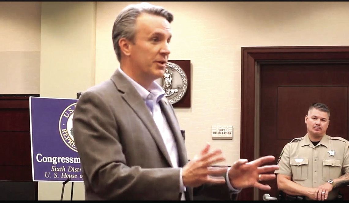 Cline Takes Questions At Town Hall